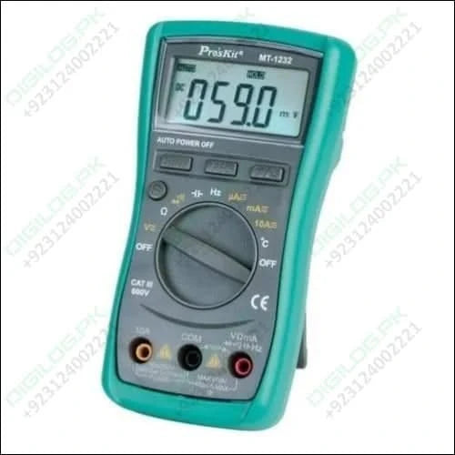 Proskit Autorange Digital Multimeter Mt 1232 For Ac Dc
