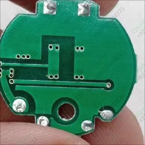 Green circular circuit board of QW2672 Torch Light Emergency Light Controller Module
