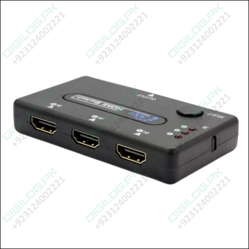 3 Port Hdmi Switch Hub With Remote Control