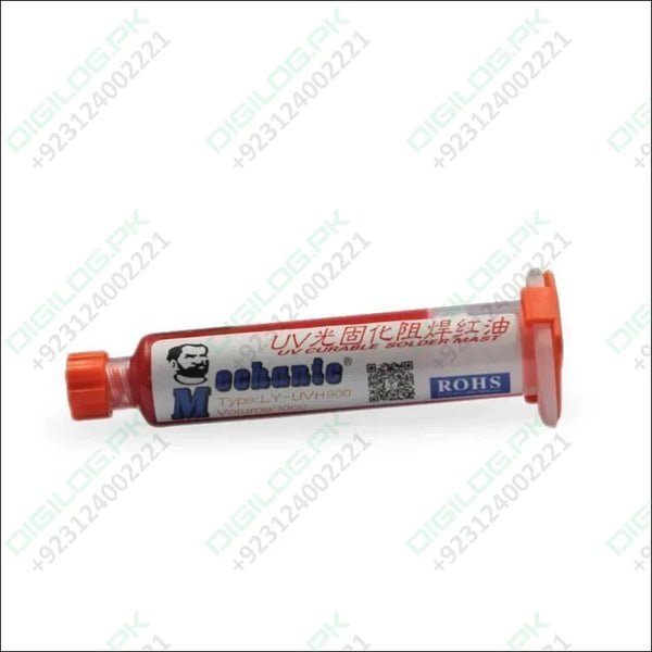 Red Color 10cc UV Curable Solder Mask PCB Fixing Repairing