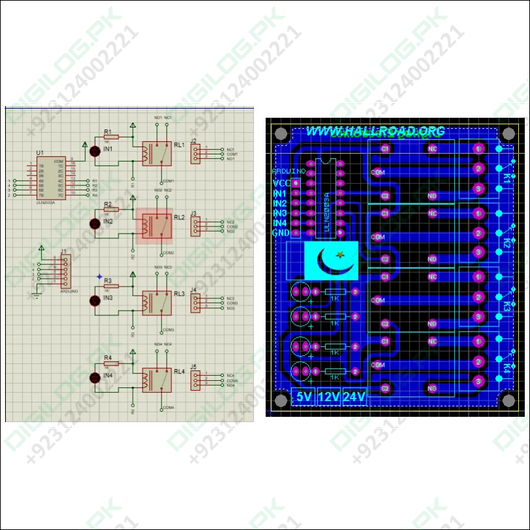 4 Channel Relay Module Board Arduino