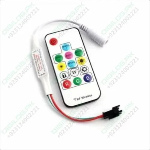 Rgb Led Pixel Strip Lights Wireless Remote Controller