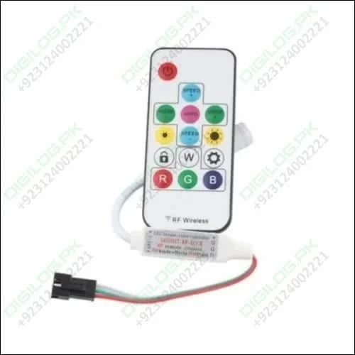 Rgb Led Pixel Strip Lights Wireless Remote Controller