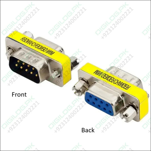 Rs232 Db9 Male To Female Changer Converter 9 Pin