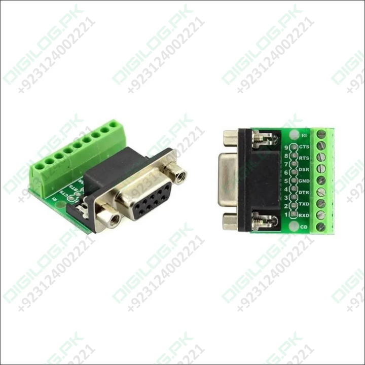 Rs232 Adapter Serial Connection Db9-male To 9-pin Terminal