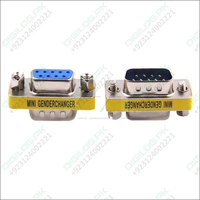 Rs232 Db9 Male To Female Changer Converter 9 Pin