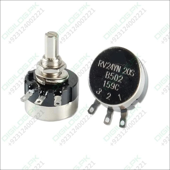 RV24YN20S B50K ohm Potentiometer Adjustable Variable Resistor 50K Ohm | Buy Online in Pakistan - DigiLog.pk