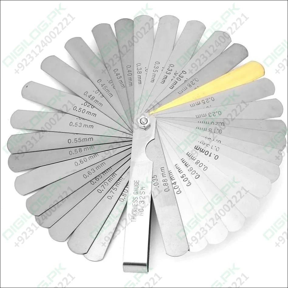 Rangefinder Feeler Gauge 0.04–0.88mm 32 Blades |