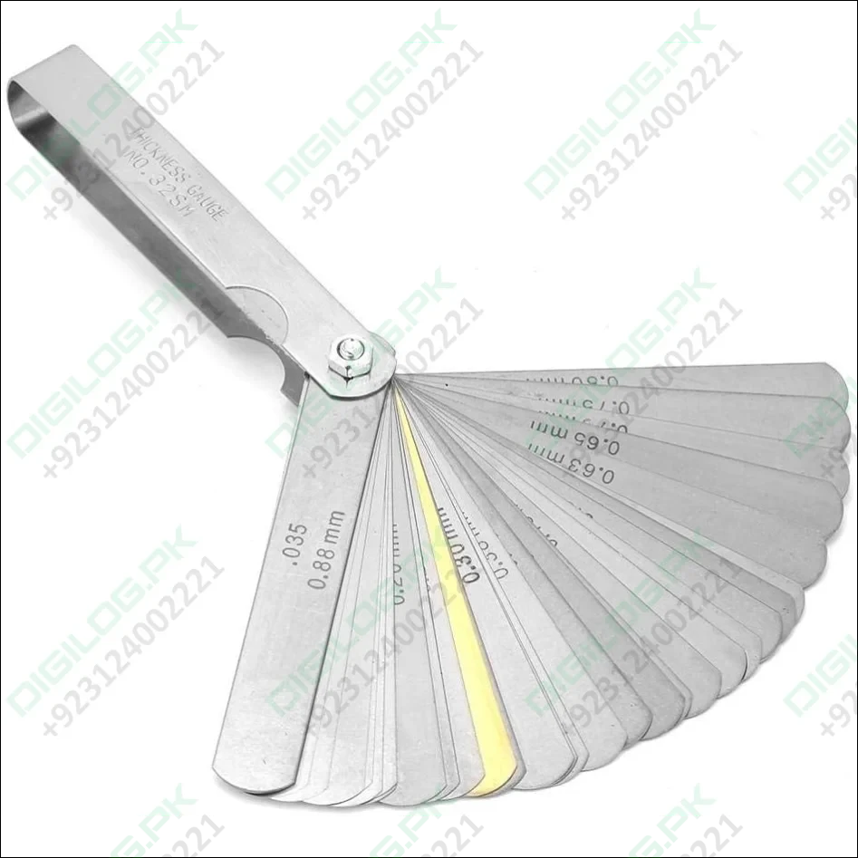 Rangefinder Feeler Gauge 0.04–0.88mm 32 Blades |