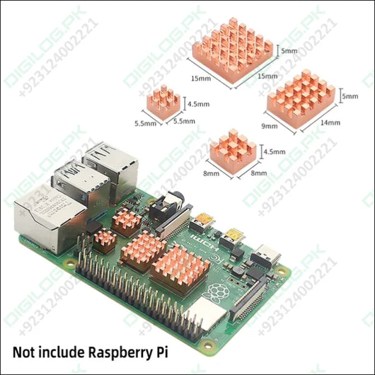 Raspberry Pi 4 Model b Heatsink Metal Copper Passive