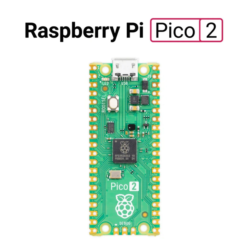 Raspberry Pi Pico 2 RP2350 Microcontroller Development Board – 520 KB SRAM, 4 MB Flash