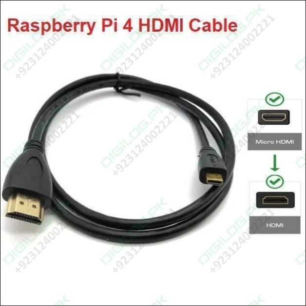 Raspberry Pi 4 Hdmi Cable