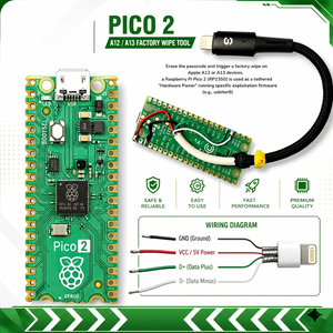 Raspberry Pi Pico 2 RP2350 Microcontroller Development Board – 520 KB SRAM, 4 MB Flash
