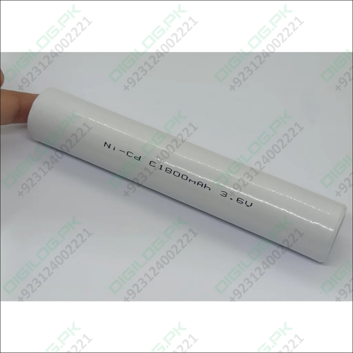 Rechargable 3.6v 1800mAH Ni-Cd battery