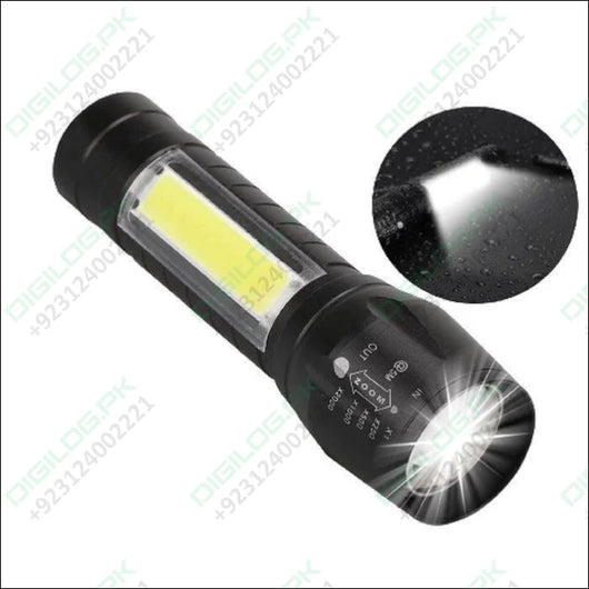 Rechargeable Cob Light Flashlight