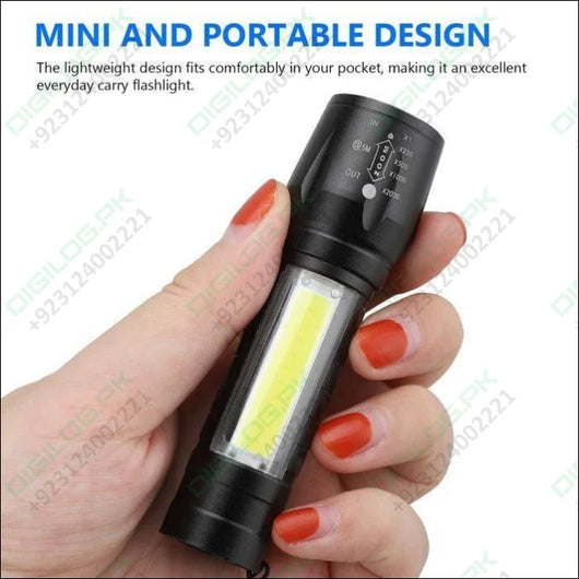 Rechargeable Cob Light Flashlight