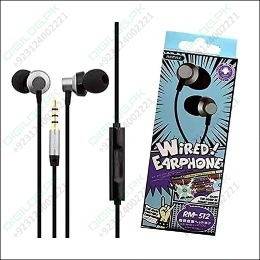 Remax Metal Stereo Music Handfree Rm 512