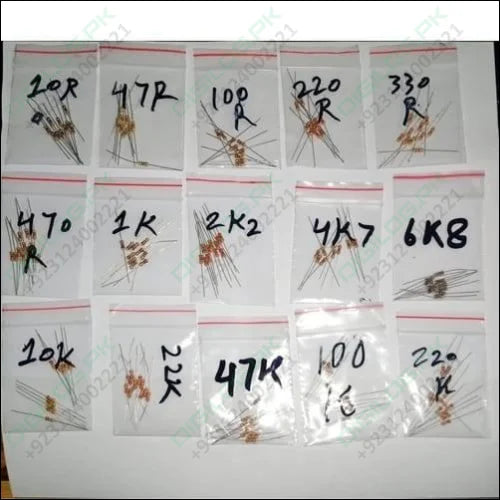 150pcs Resistor Pack Of 15 Values