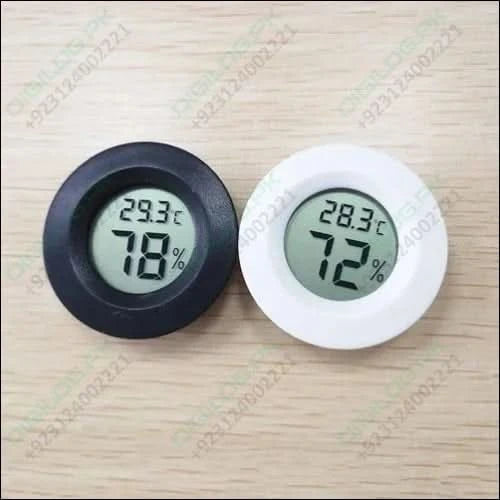 Round Lcd Hygrometer Thermometer Temperature Humidity Meter