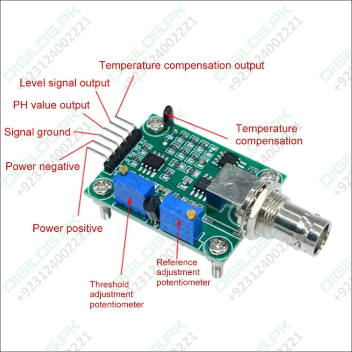 Liquid PH Value Detection Regulator Sensor Module