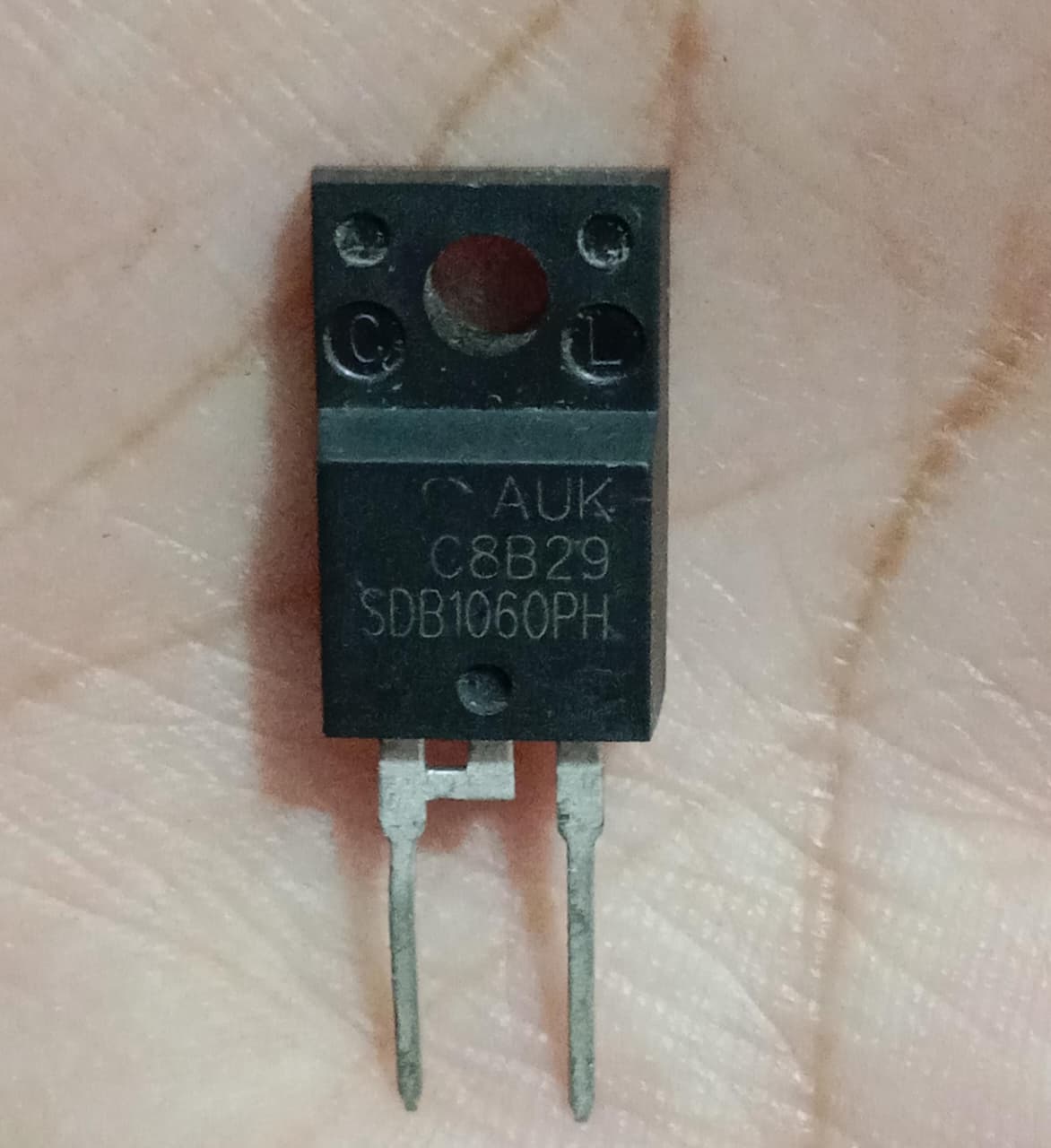 SDB1060PH 60V 10A Power Schottky Rectifier Diode (TO-220F-2L) Used