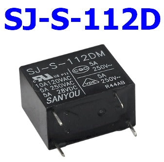 SJ-S-112DM 12V 5A 4pins Relay