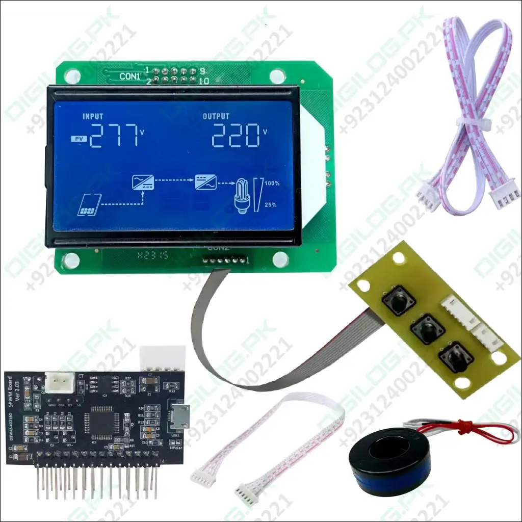 STM Sinewave Inverter Drive Module (Grid Sharing) + CT + Hybrid Style -  Digilog.pk