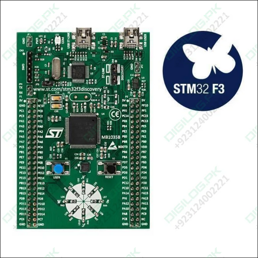 Stm Discovery Kit Stm32f3 Stm32f303vc With Programming Cable