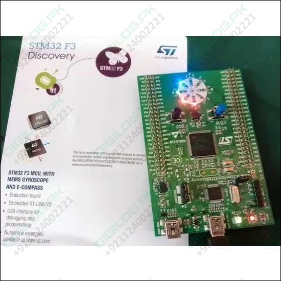 Stm Discovery Kit Stm32f3 Stm32f303vc With Programming Cable