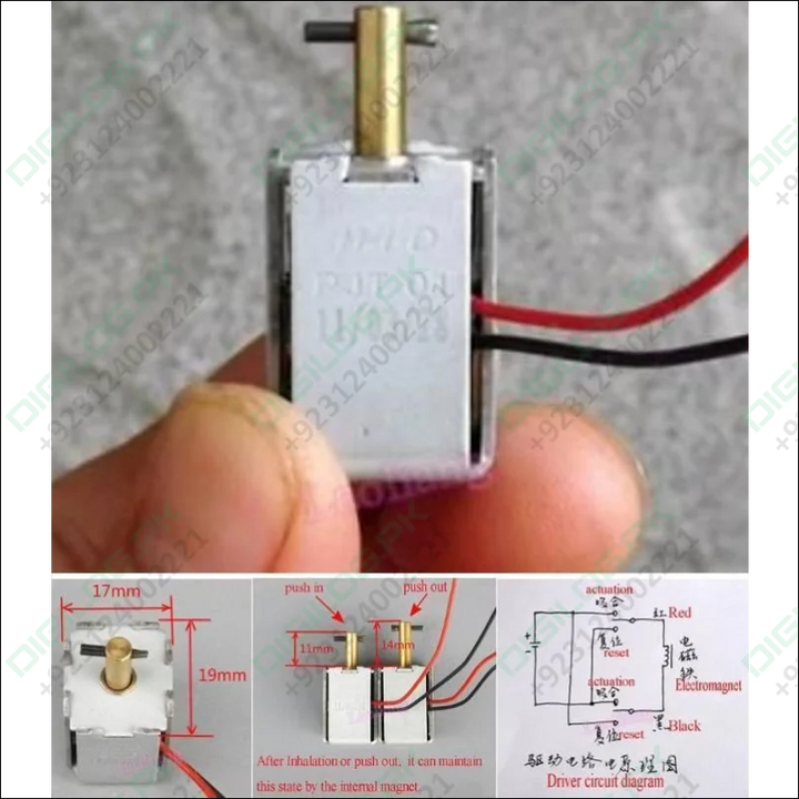 Dc 6-12v Bidirectional Self-retaining Solenoid Push Pull