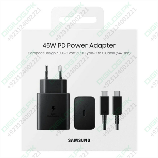 Samsung 45w Pd Adapter With Type c To Cable