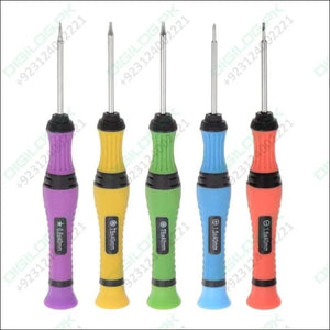 Precision 5 Pcs Screwdriver Set Slotted Phillips Star Torx