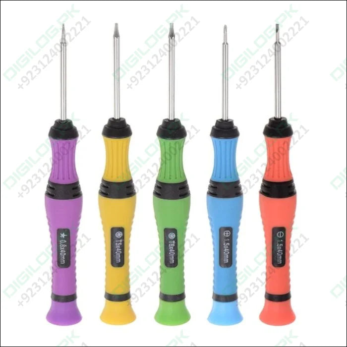 Precision 5 Pcs Screwdriver Set Slotted Phillips Star Torx