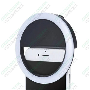 30 Led Selfie Ring Light Usb Rechargeable Clip On Cell