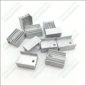 Silver Aluminium To 220 Heat Sink With Screw