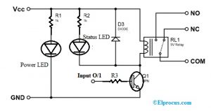 Single Channel Relay Module Circuit