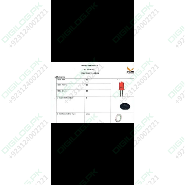 SOAR STEM School AY 2024-25 Component List KG Grade Paper Circuit Bundle