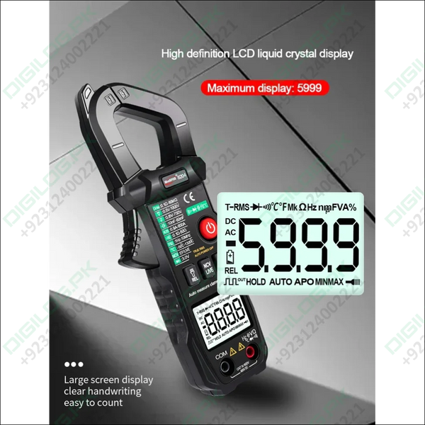 Solar Meter WinAPEX 8204 Digital Clamp Meter AC Ampare DC Ampare Meter Clamp meter