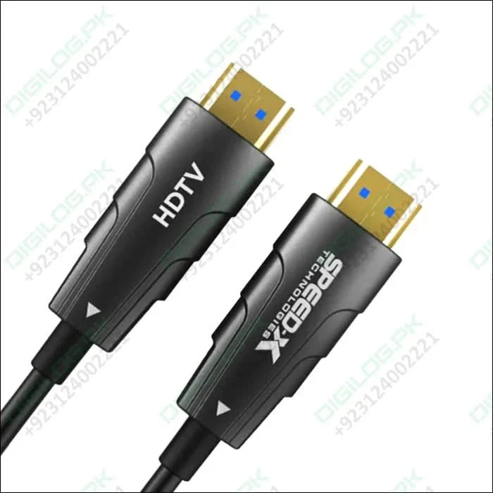 15 Meter Speed-X Fiber HDMI Cable | 2.0/2.1 AOC (Active Optical Cable) 30AWG Copper | 4K & 8K UHD Support