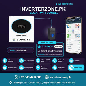 Sunlife 6 KW Solar WiFi Dongle - Real-Time Solar Monitoring