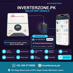 Suntronics power  ipower ECOII PLUS 4.2KW Inverterzone Regular Solar WiFi Dongle - Real-Time Solar Monitoring
