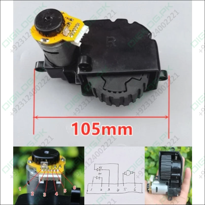 Sweeping Robot Gear Motor With Encoder