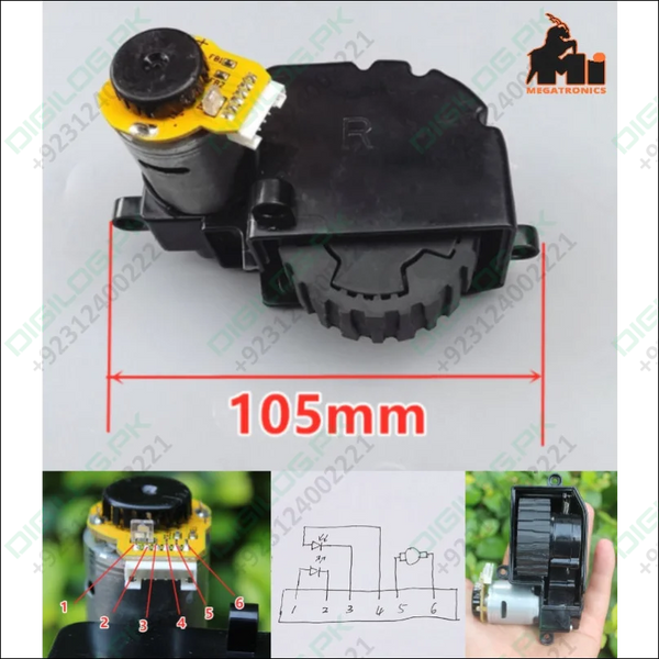 Sweeping Robot Gear Motor With Encoder