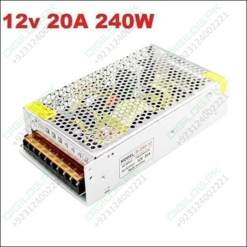 Switching Dc Power Supply Smps 12v 20a 240w