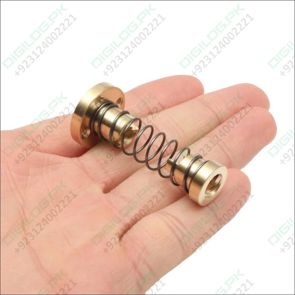 T8 Anti Backlash Spring Loaded Nut For Cnc 8mm Threaded Rod