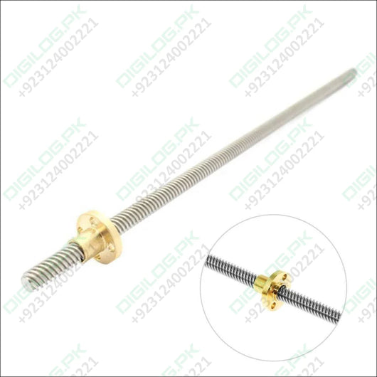 T8 T8x2 Lead Screw 1000mm 8mm Pitch 2mm Stainless Steel Rod