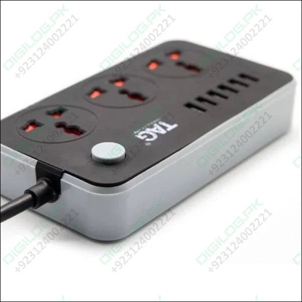 High Quality 3 Power Socket 6 Usb Ports Extension Lead Wire