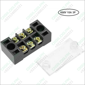 TB-1503L - 3 Terminal 600V 15A 3P Terminal Block Connector In Pakistan