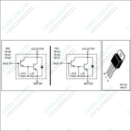 Tip147 Pnp Darlington Transistor In Pakistan