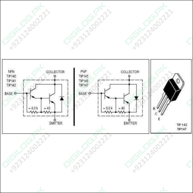 Tip147 Pnp Darlington Transistor In Pakistan